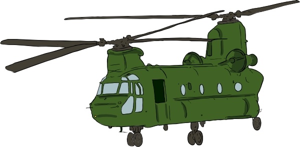 helicopter clipart vector