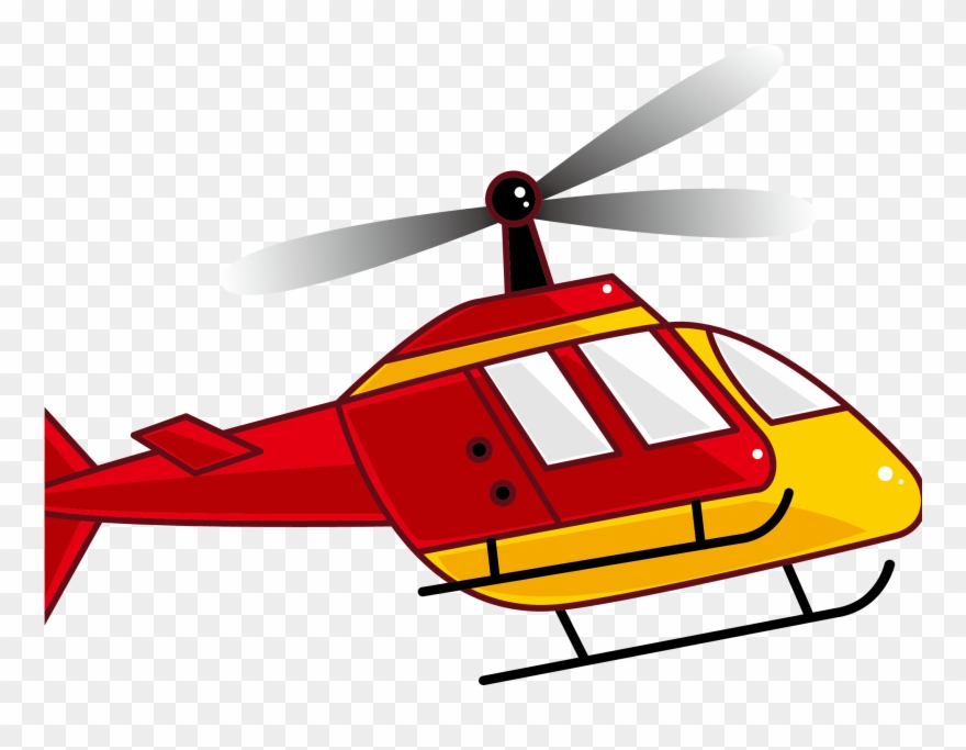 helicopter clipart yellow helicopter