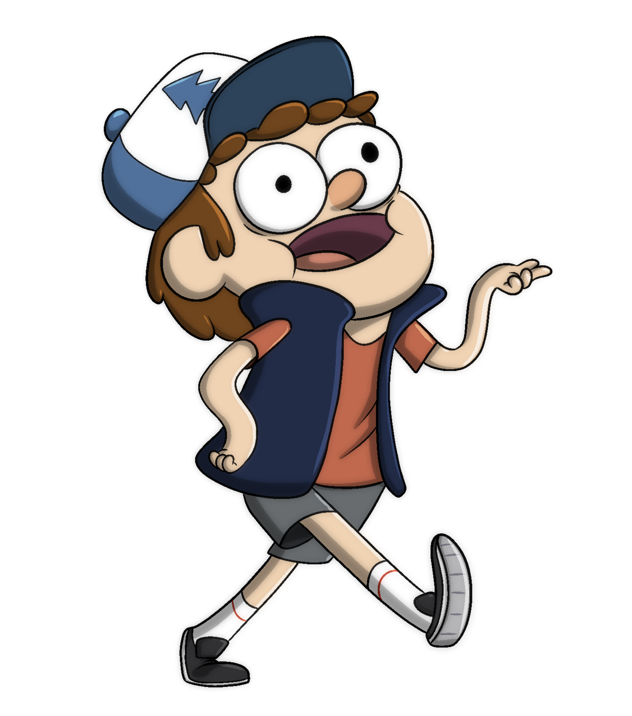 Hello clipart amiable. Dipper making his way