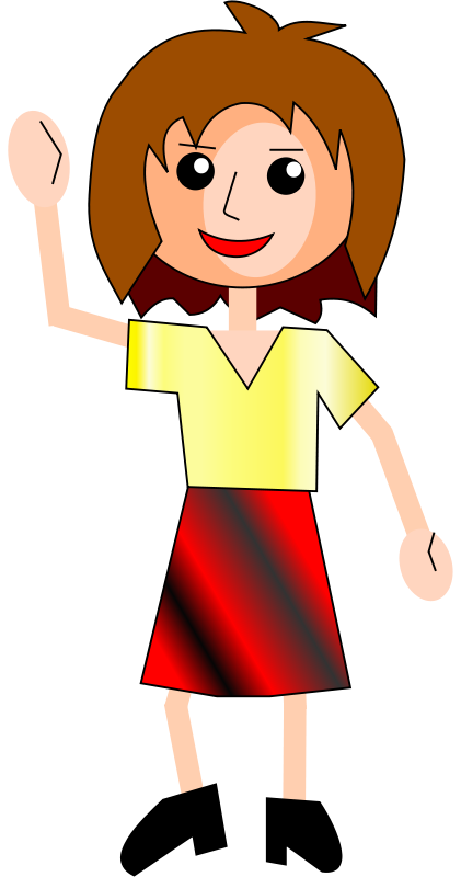 history clipart woman