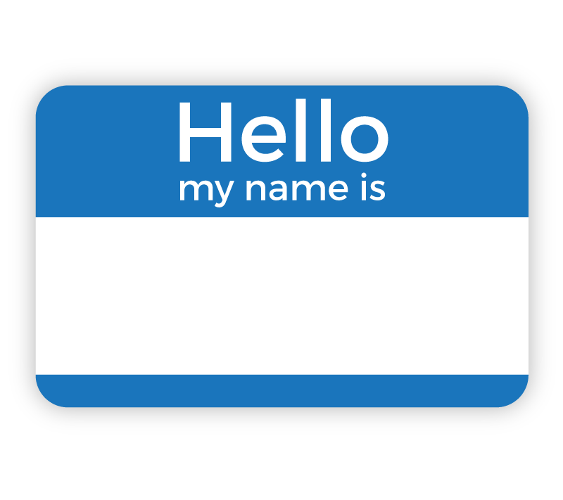 Hello clipart name badge. Gallery my badges human