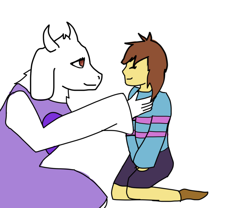 Hello clipart person conversation. I am toriel caretaker