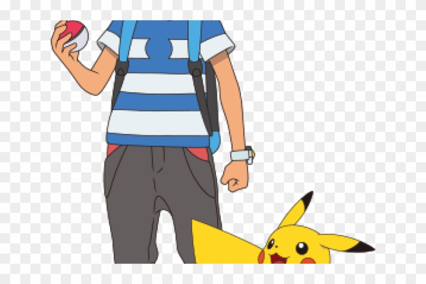 Ash and hd png. Hello clipart pikachu pokemon