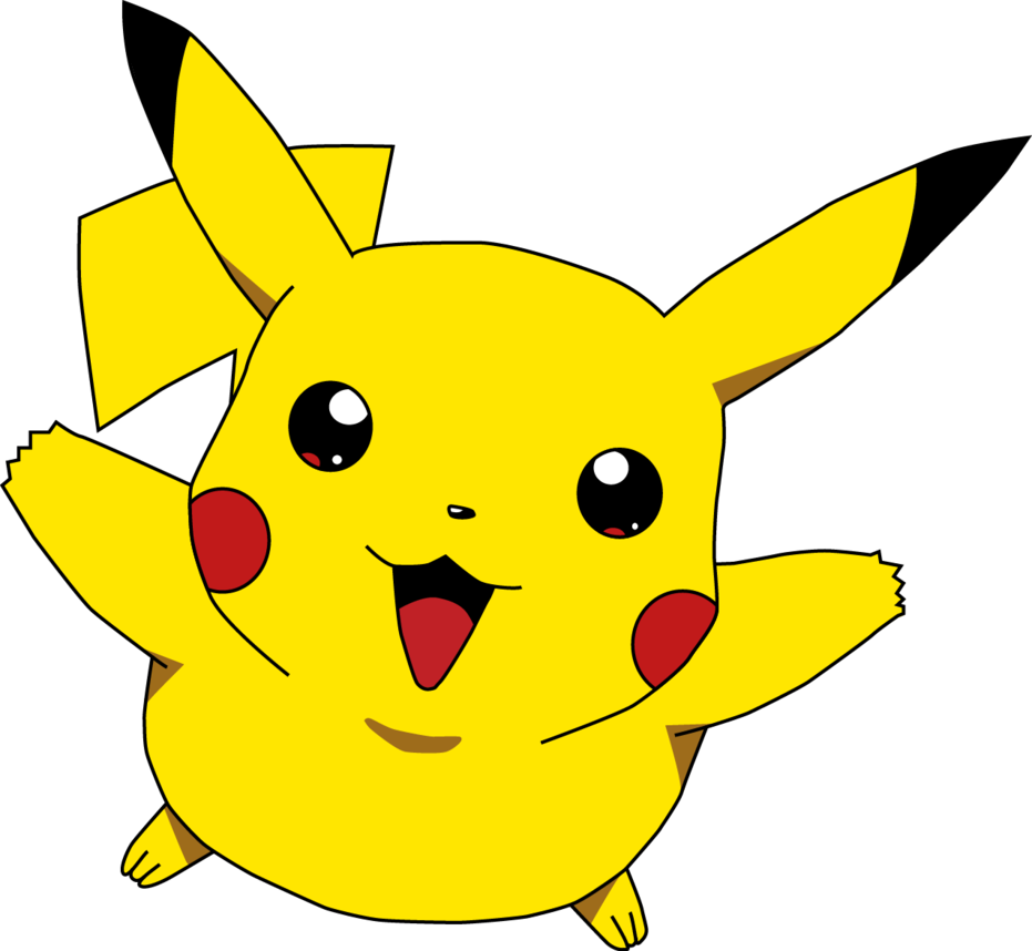 Hello clipart pikachu pokemon. Hd ai cs by