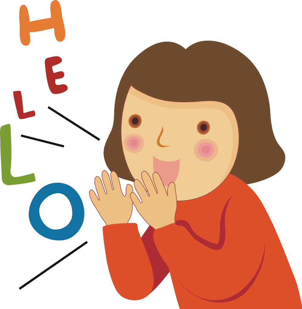 hello clipart practice english