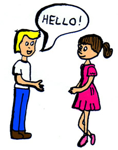 Free hello download clip. Hi clipart said