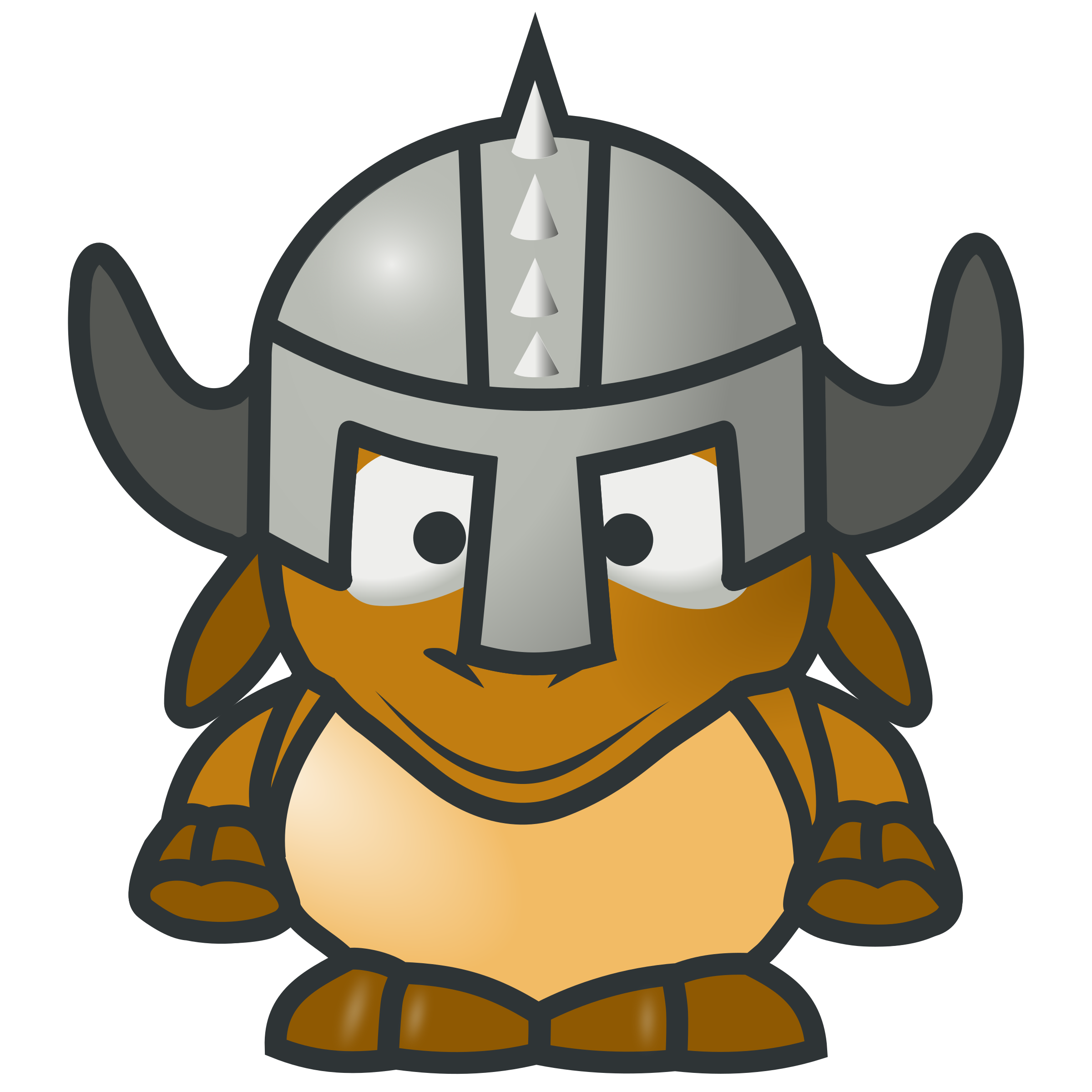 Gnu knight big image. Warrior clipart animated