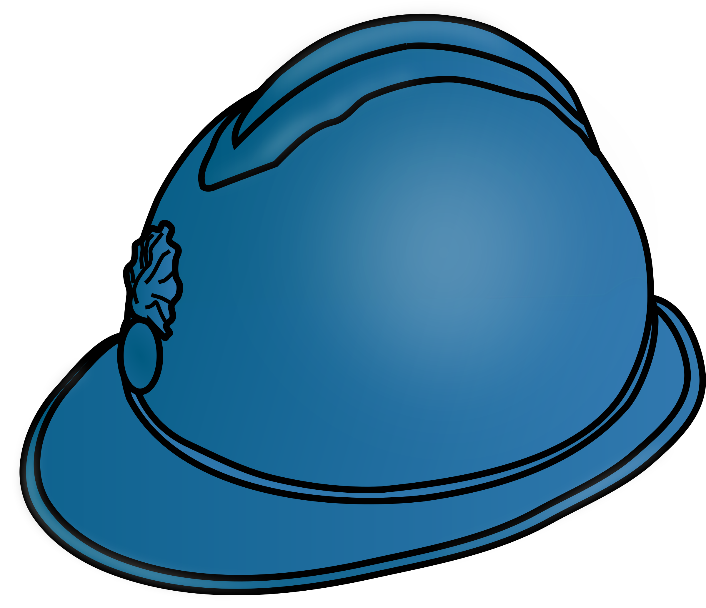 helmet clipart blue