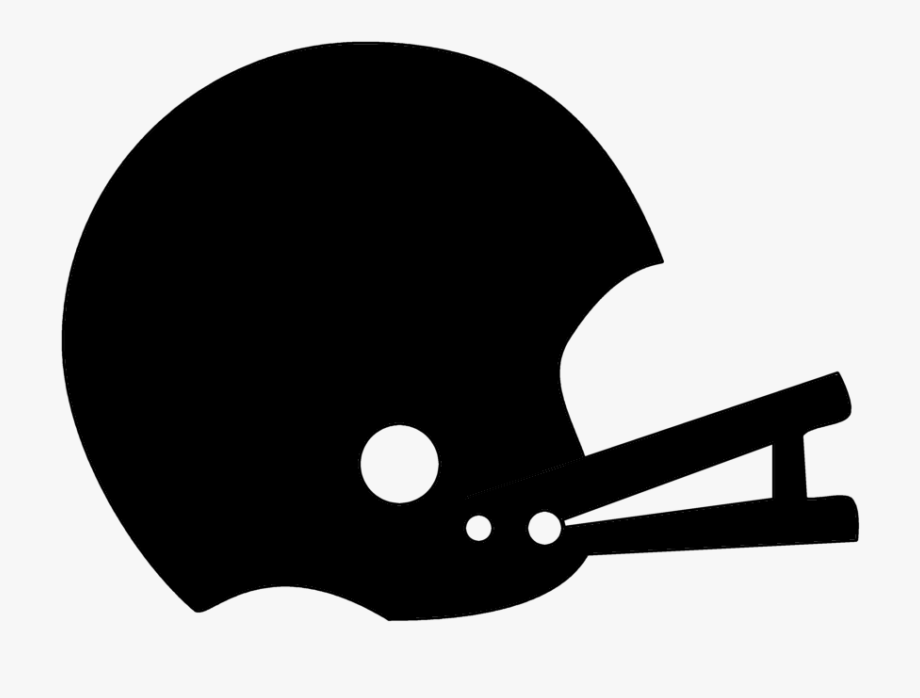 Football black and white. Helmet clipart helmat