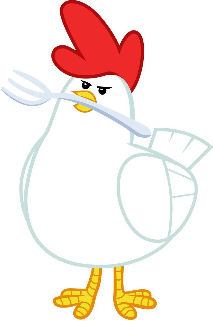 hen clipart angry