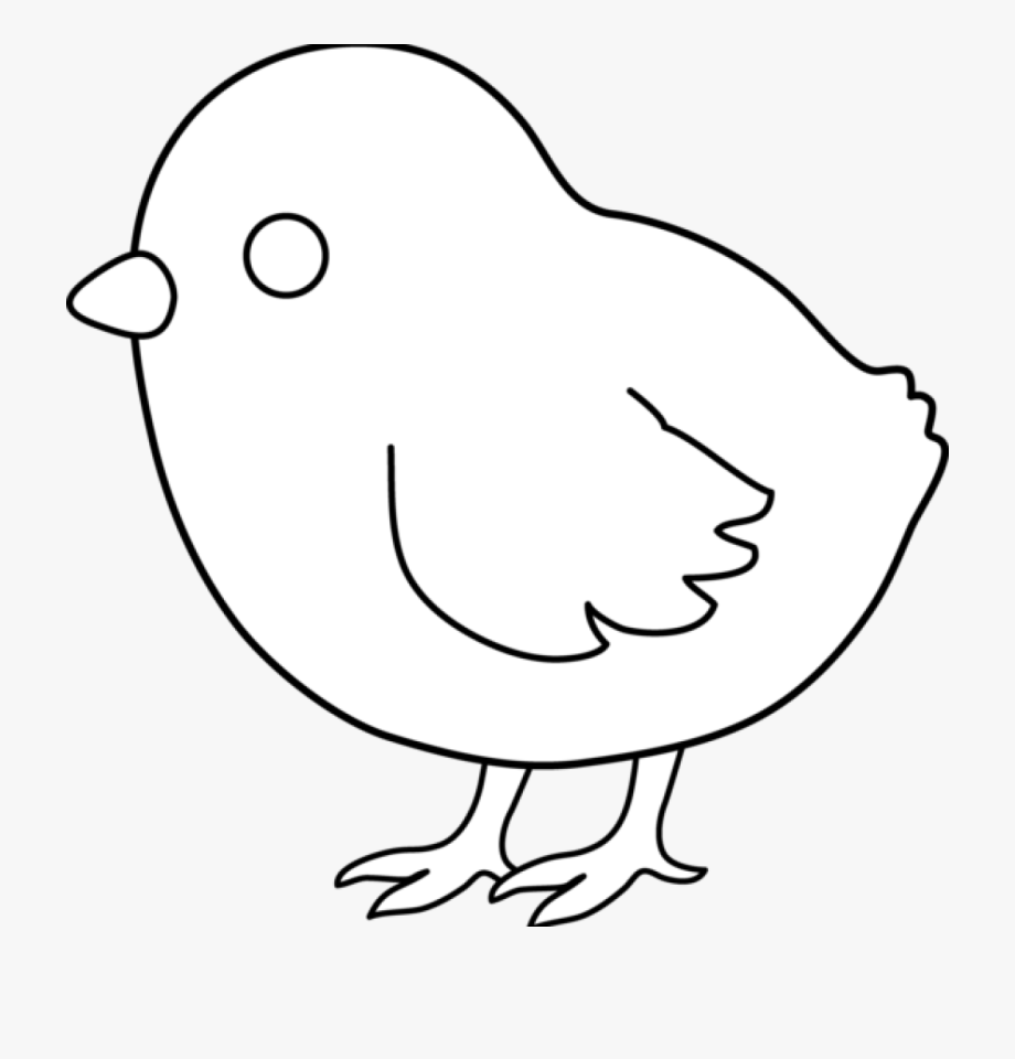 hen clipart black and white