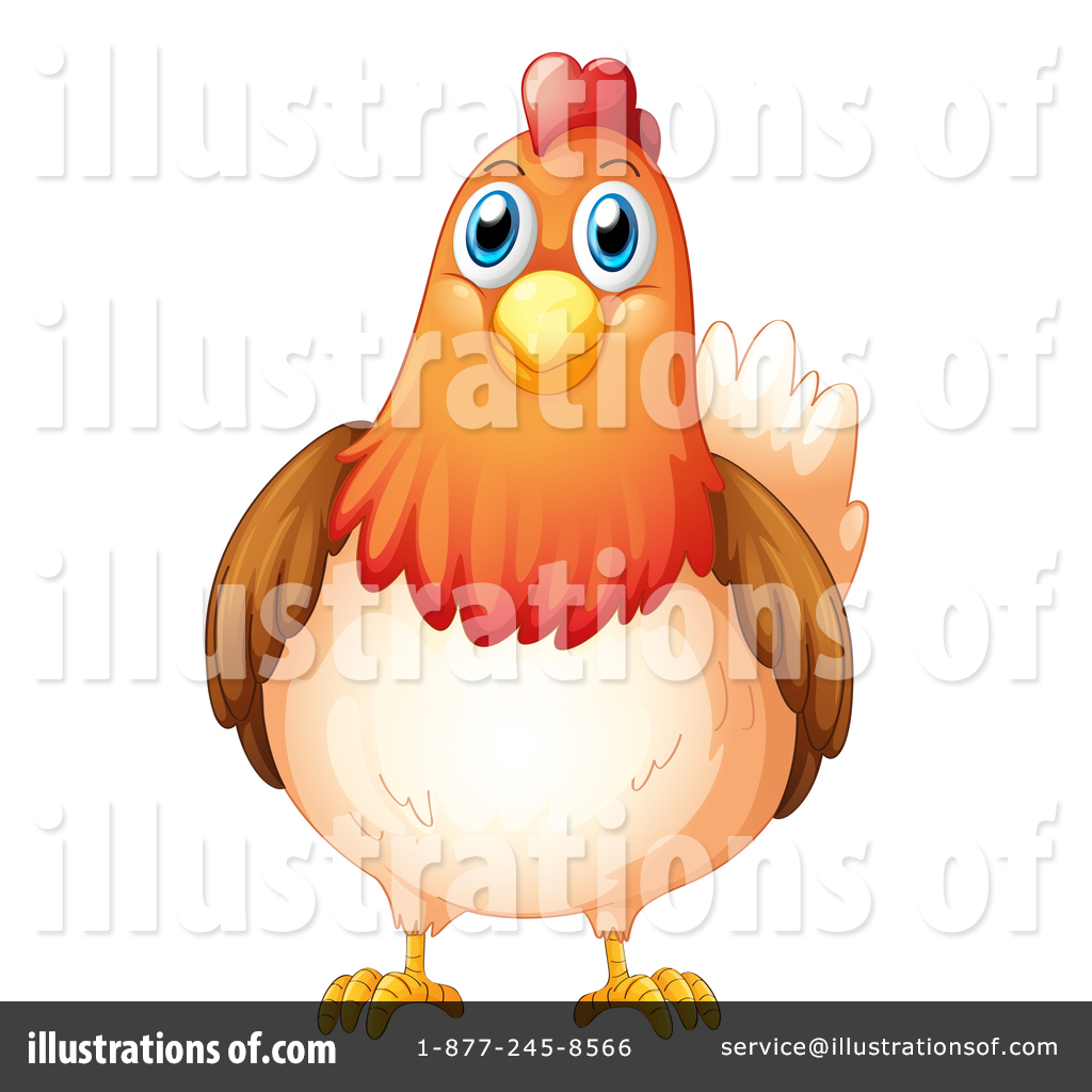 Hen clipart illustration. By graphics rf 