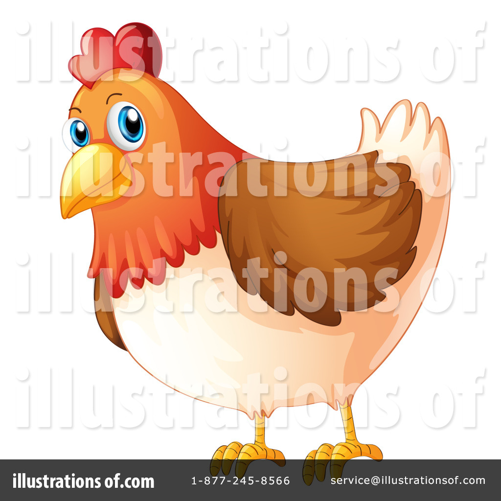 By graphics rf . Hen clipart illustration