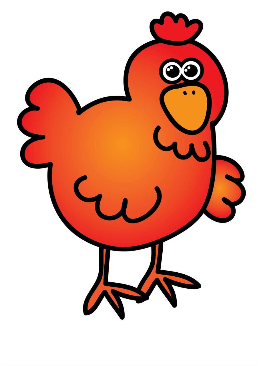 Little cartoon free png. Hen clipart red hen