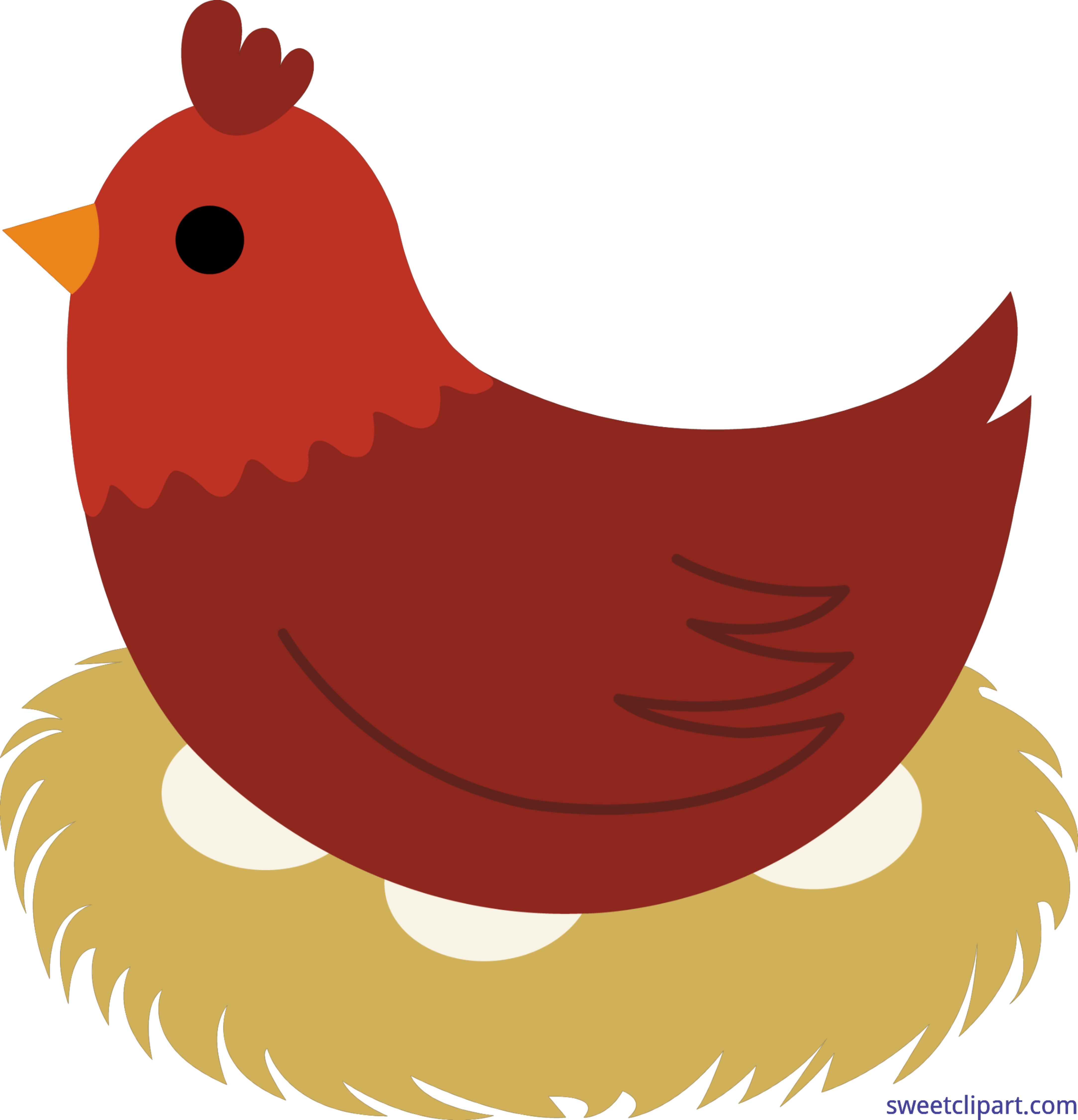 Hen clipart red hen. Little clip art sweet