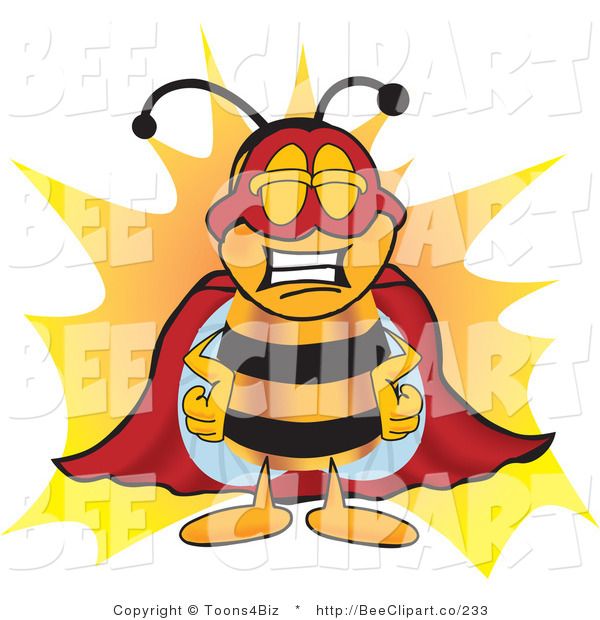 Hero clipart bee. Bumble clip art dressed