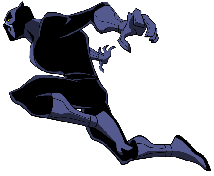 hero clipart black panther