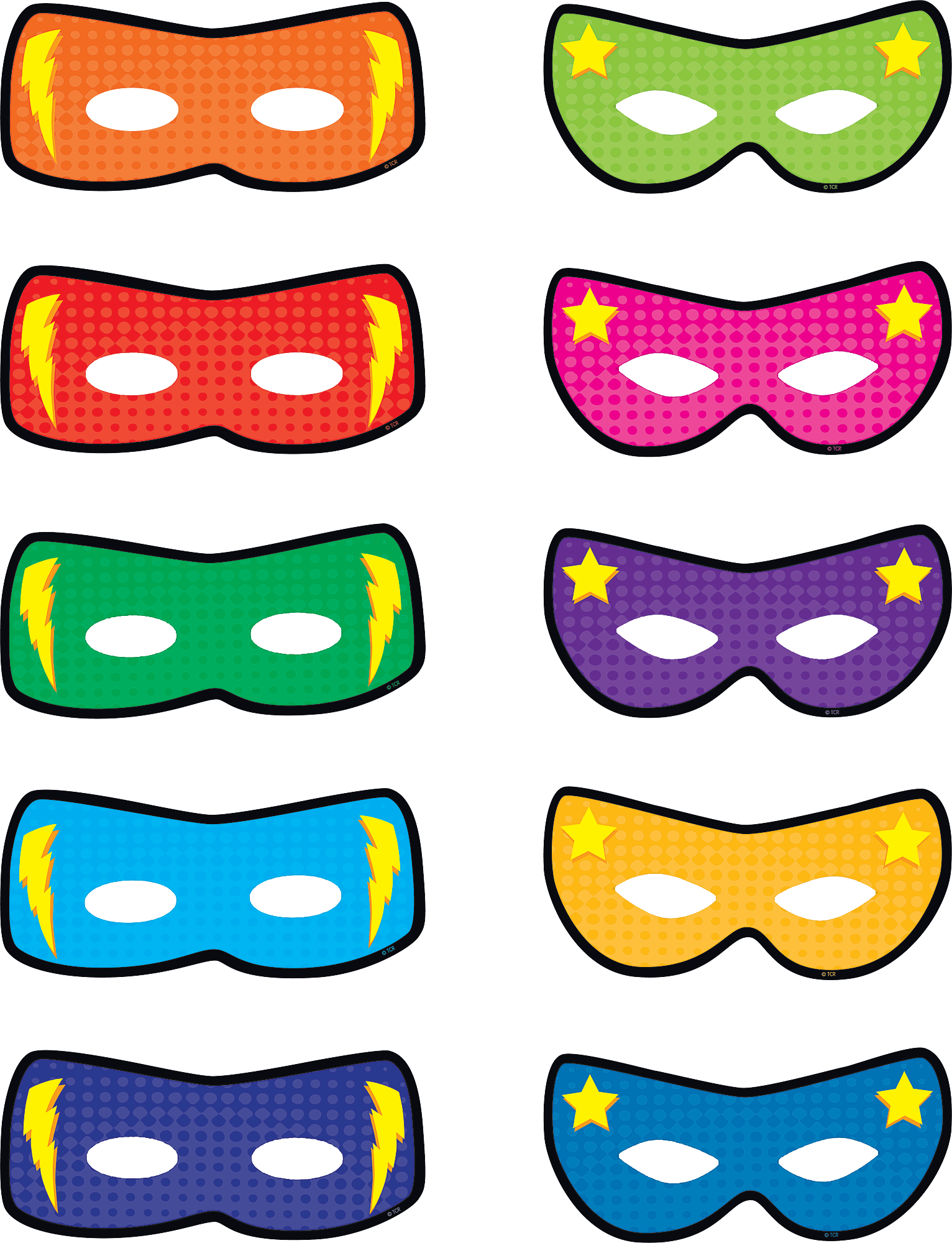 mask clipart yellow