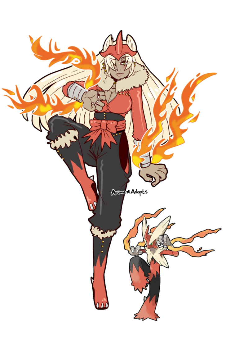 Mega blaziken gijinka sheet. Hero clipart dex the heart