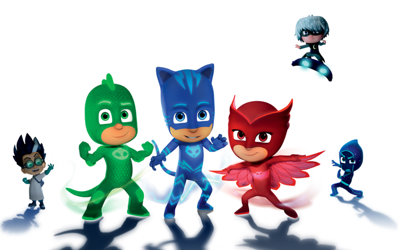 Pj masks live time. Young clipart little kid