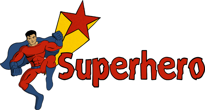 Hero clipart pow. Super party theme ideas