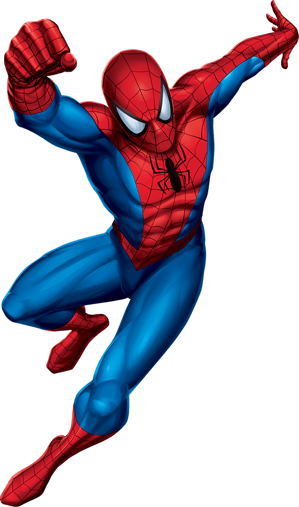 hero clipart spiderman kid