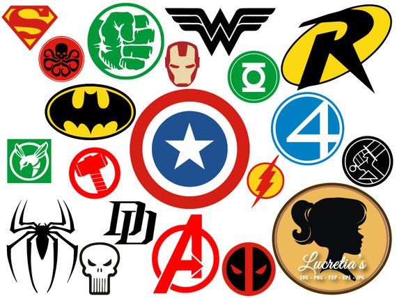 Hero clipart superhero logo. Superheroes svg eps 