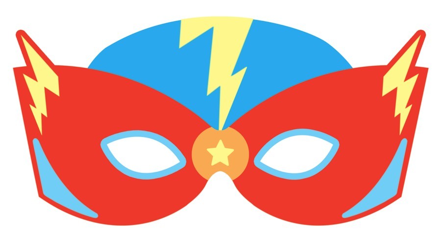 hero clipart superhero mask