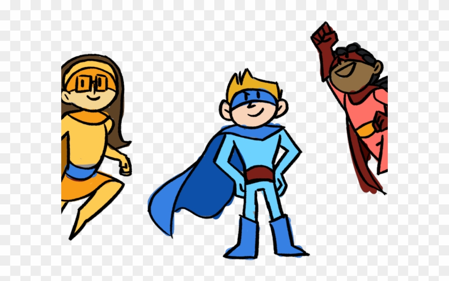 hero clipart superhero team