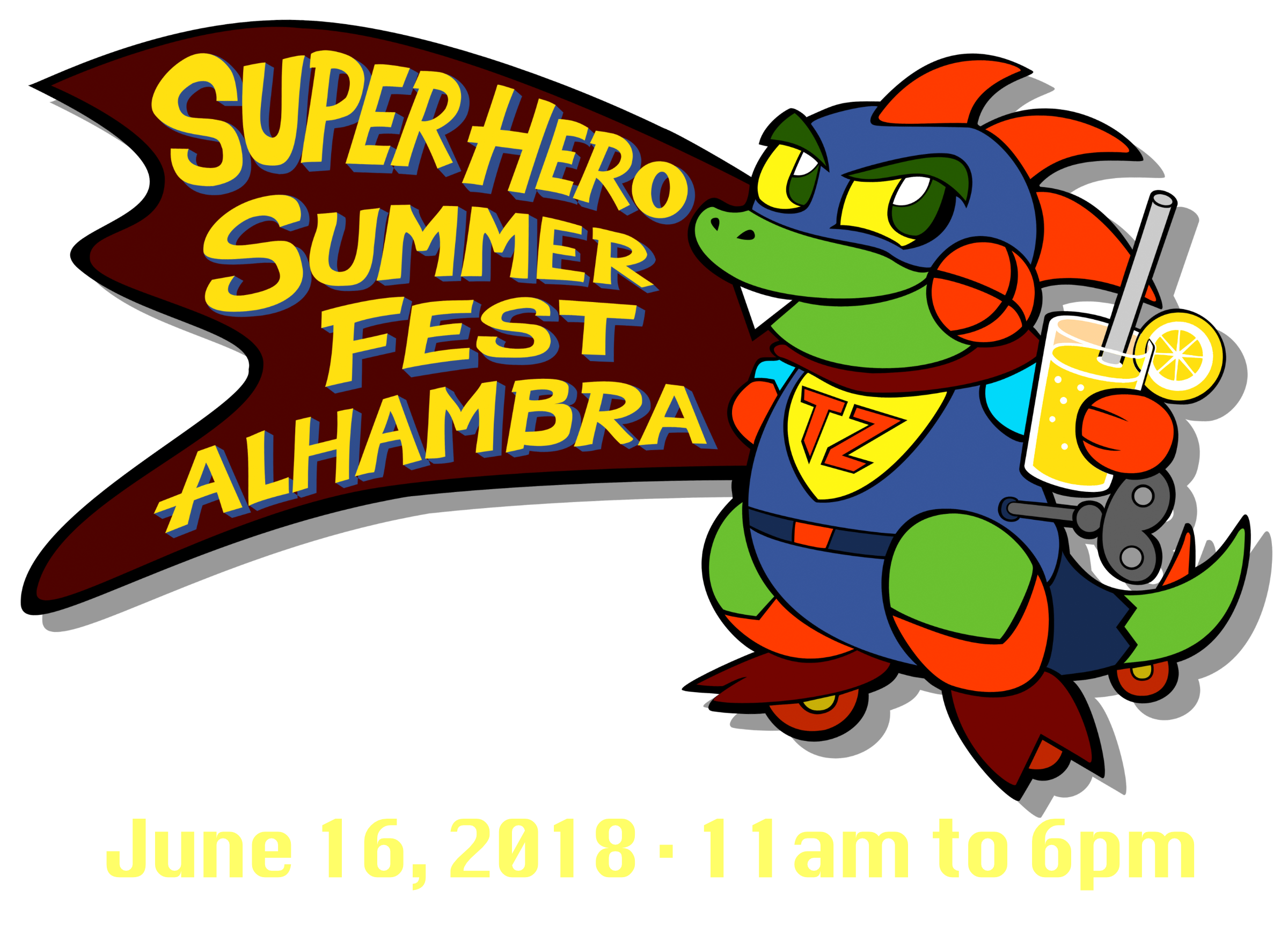 Hero clipart superkids. Super summer fest alhambra