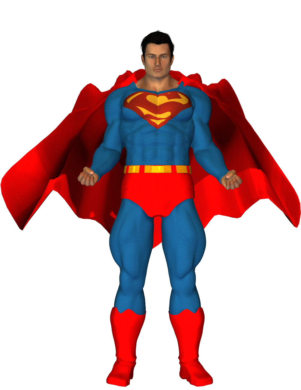 hero clipart superman exercise