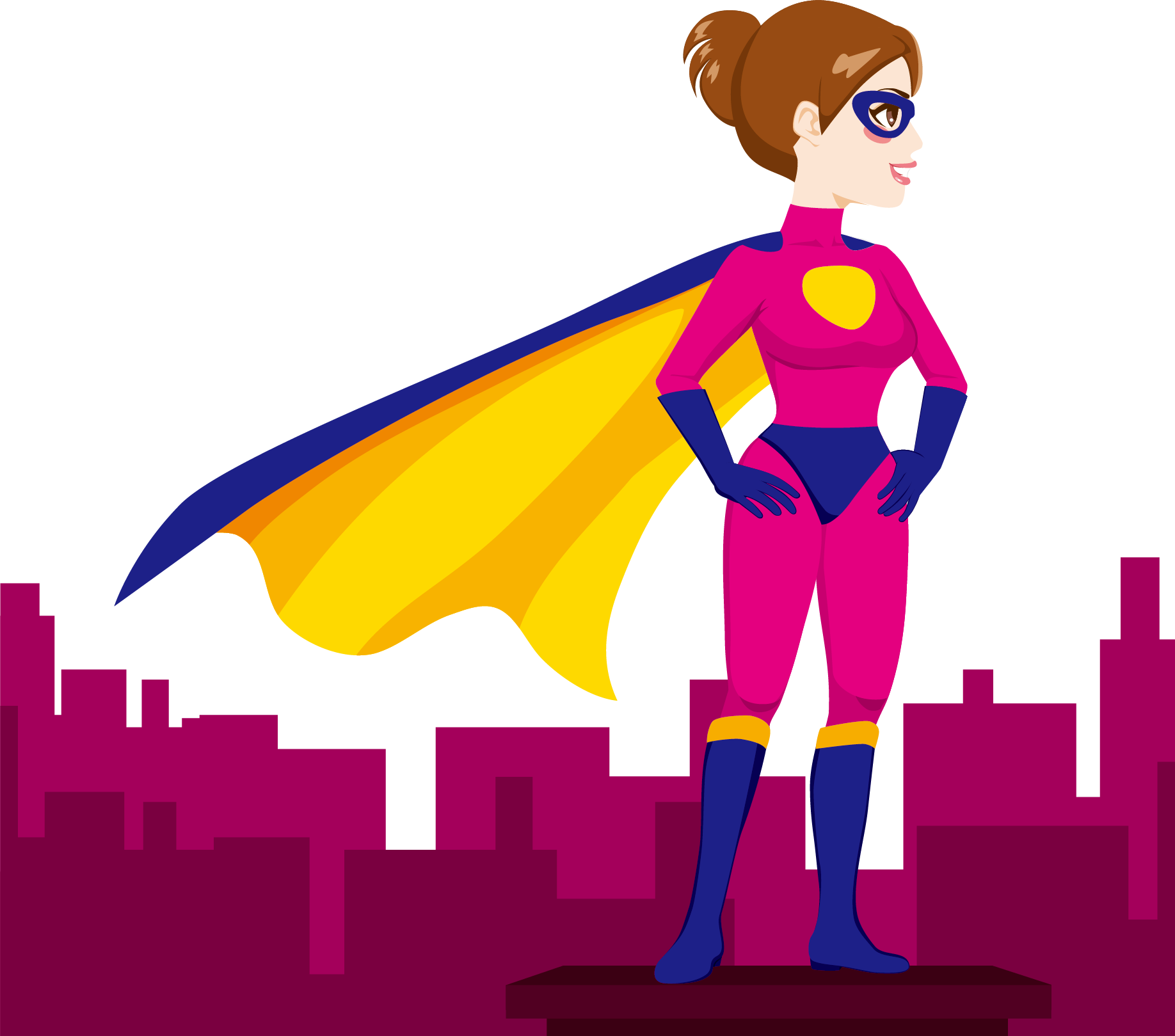 hero clipart superwoman