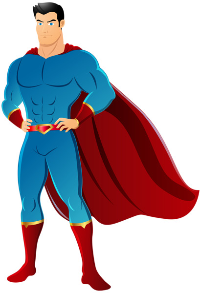 Hero clipart transparent background. Superhero png clip art