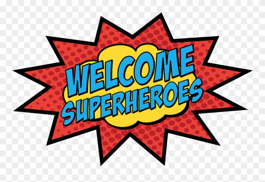 superheroes clipart welcome