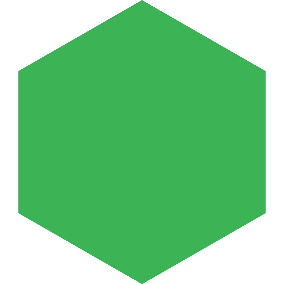Hexagon clipart green. Free download best on