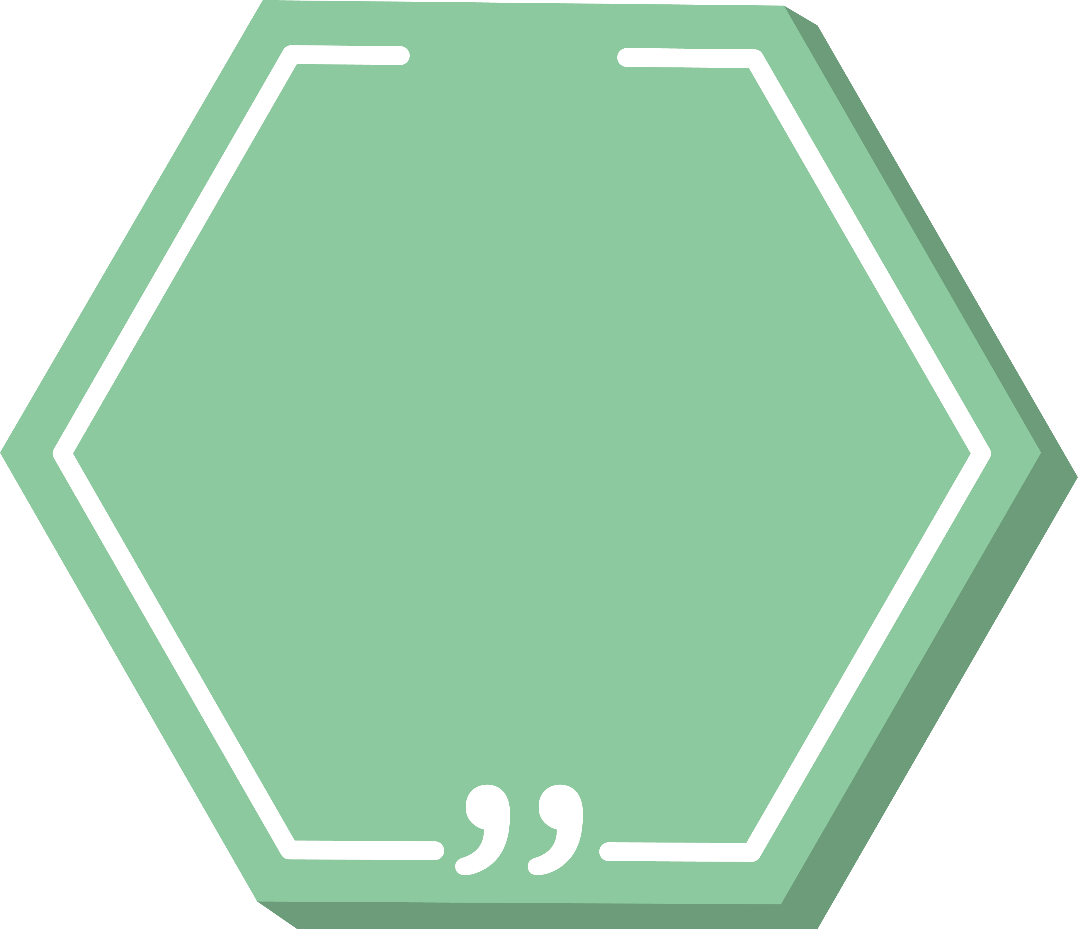 Hexagon clipart green. Icon title box transprent