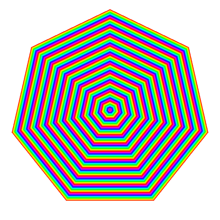Heptagon ripple pal by. Hexagon clipart hexagon frame