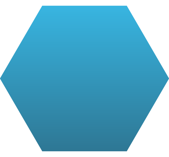 hexagon clipart light blue