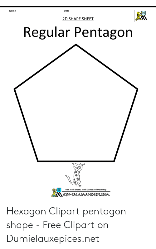 hexagon clipart math