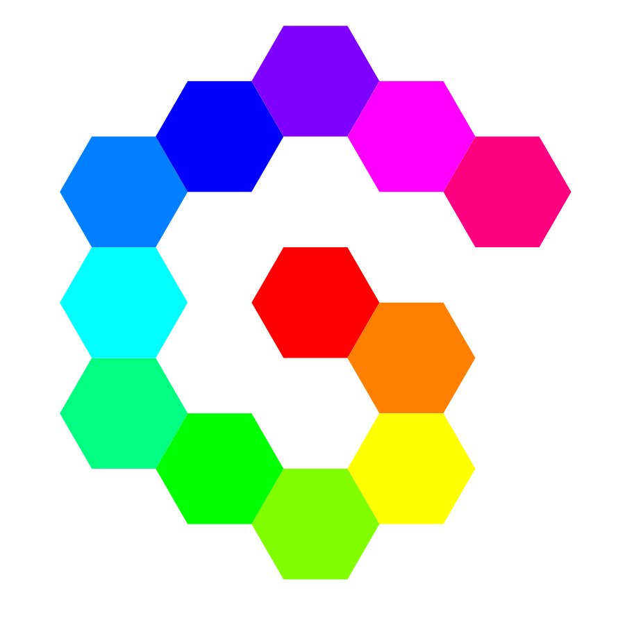 Hexagon clipart multi colored, Hexagon multi colored Transparent FREE ...