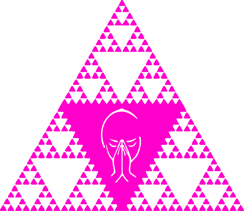hexagon clipart pink
