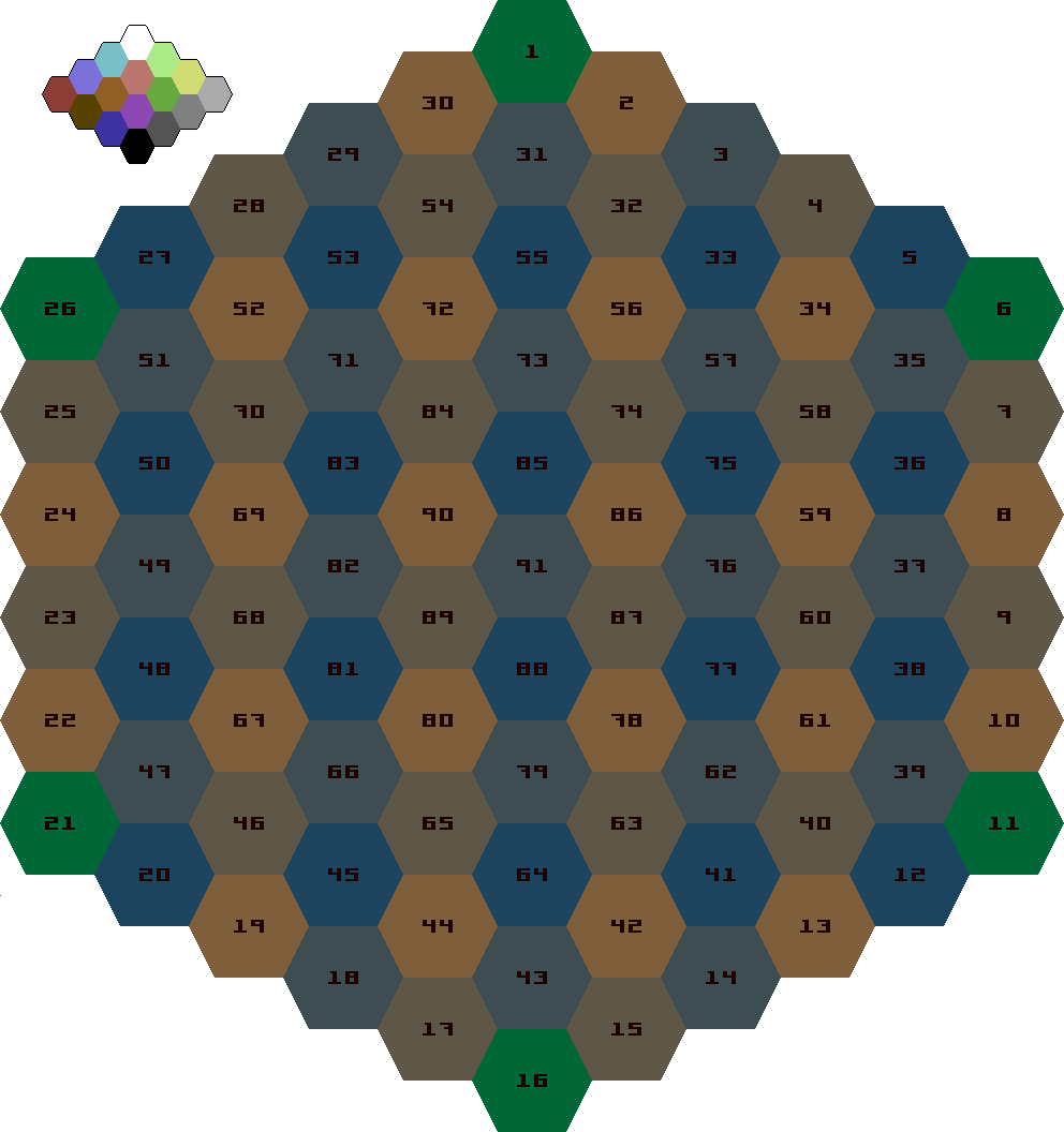 hexagon clipart pixel art