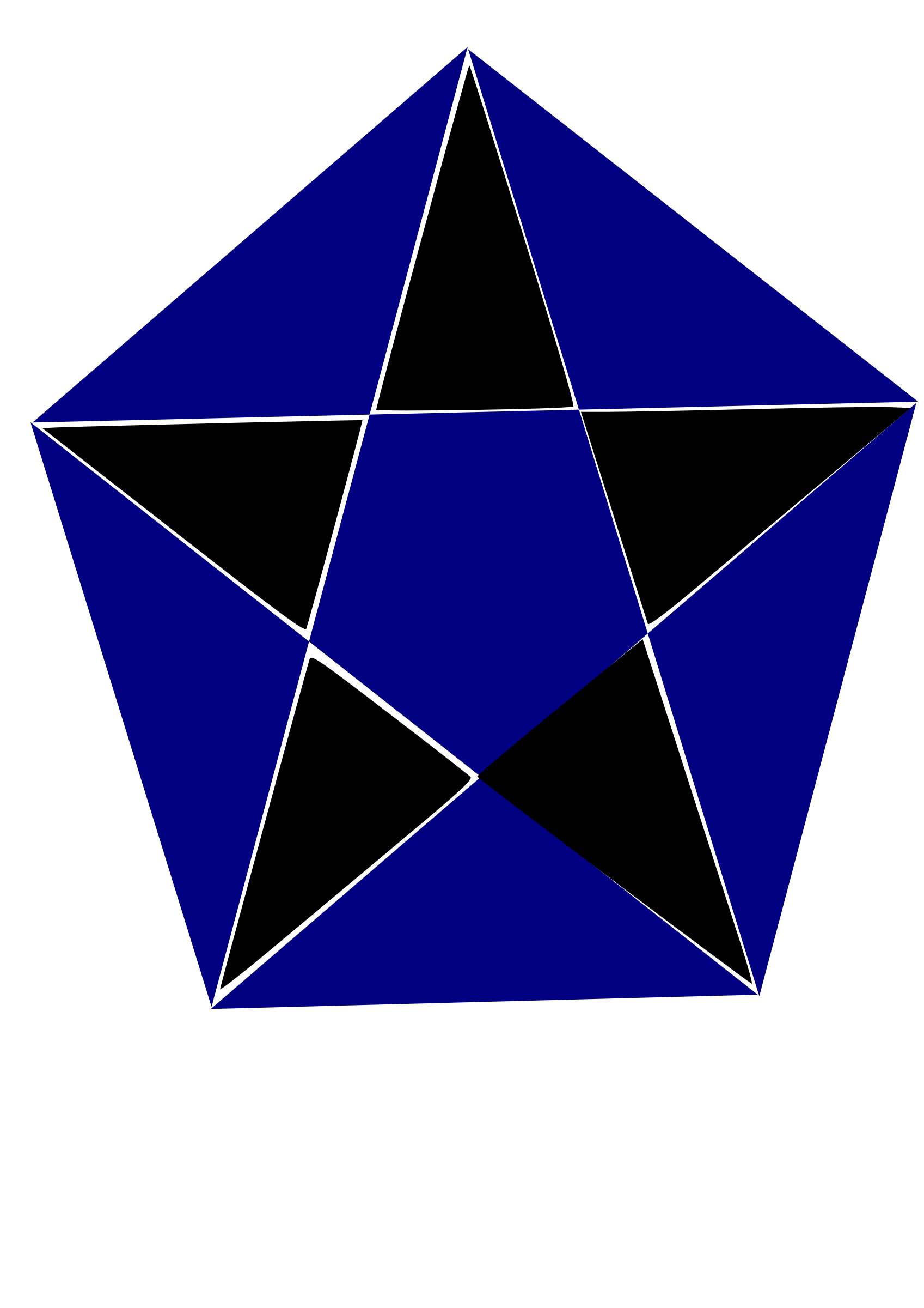 The in star big. Hexagon clipart purple