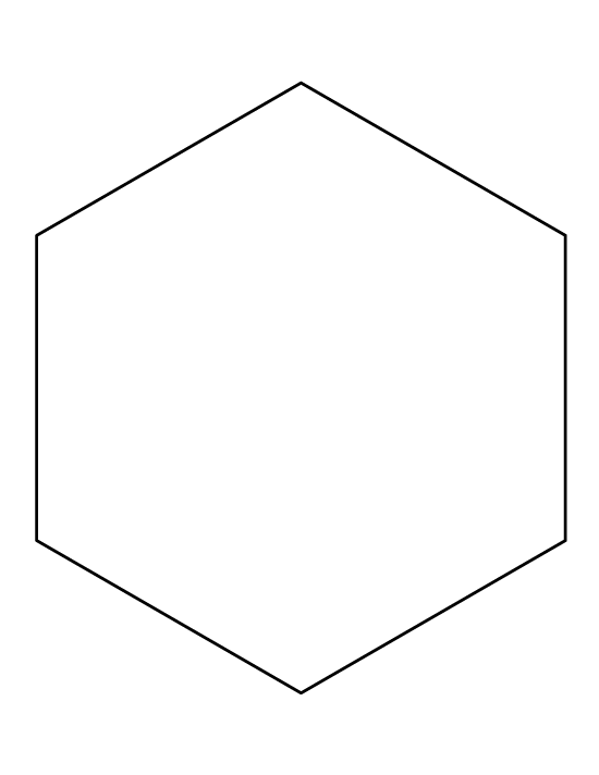 hexagon clipart regular