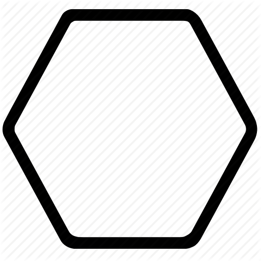 Hexagon clipart shape outline, Hexagon shape outline Transparent FREE