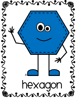 hexagon clipart shape person