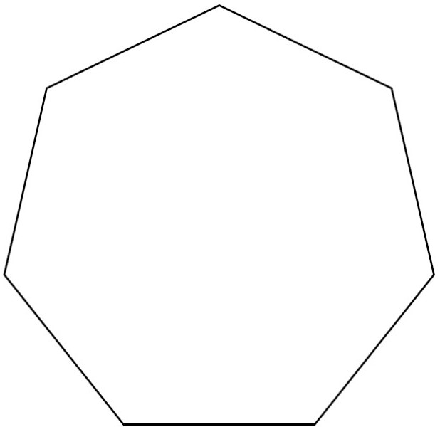 hexagon clipart sided