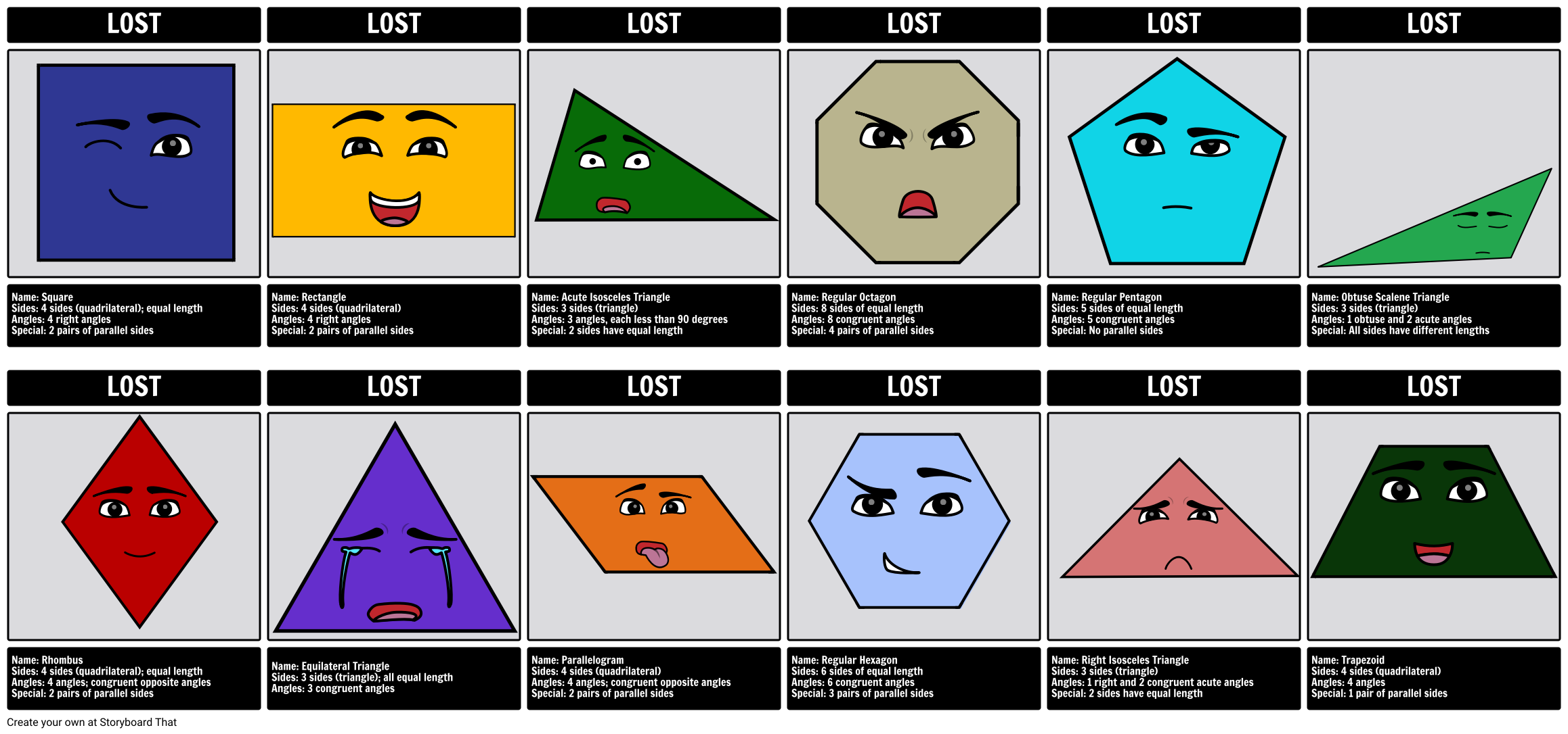 Hexagon clipart two pair congruent side. Intro to geometry lost