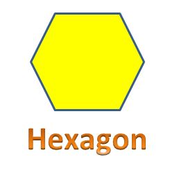 hexagon clipart yellow hexagon