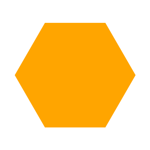 hexagon clipart yellow hexagon